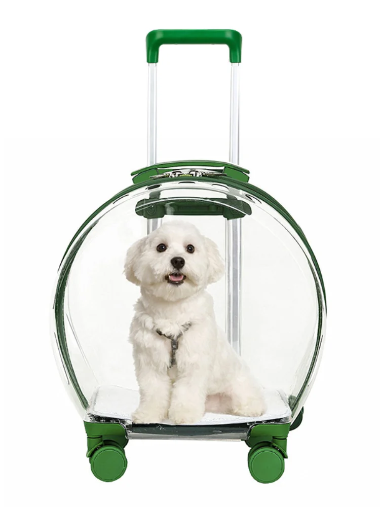 

Pet Trolley Case Transparent Cat Bag Multifunctional Pet Bubble Box Portable Space Bag For Dogs Carrier Stuff Dog Bag