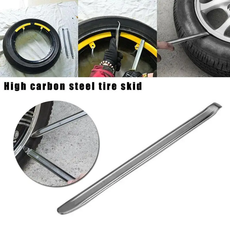 

1pcs Tyre Crowbar Motorcycle Tire Lever Changer Rim Protector Tool High Carbon Steel Tire Skid Pry Plate Car Repair Tools