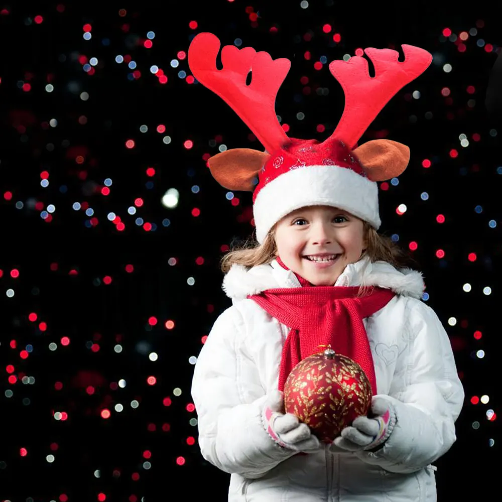 6 шт. оленей обручи с оленьими рогами Рождественский обруч для волос домашних
