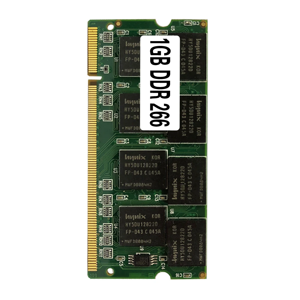 

High quality and durable Laptop Memory Ram SO-DIMM DDR1 PC 2100 / DDR 266 MHz 1GB 200PINS For Notebook Computer