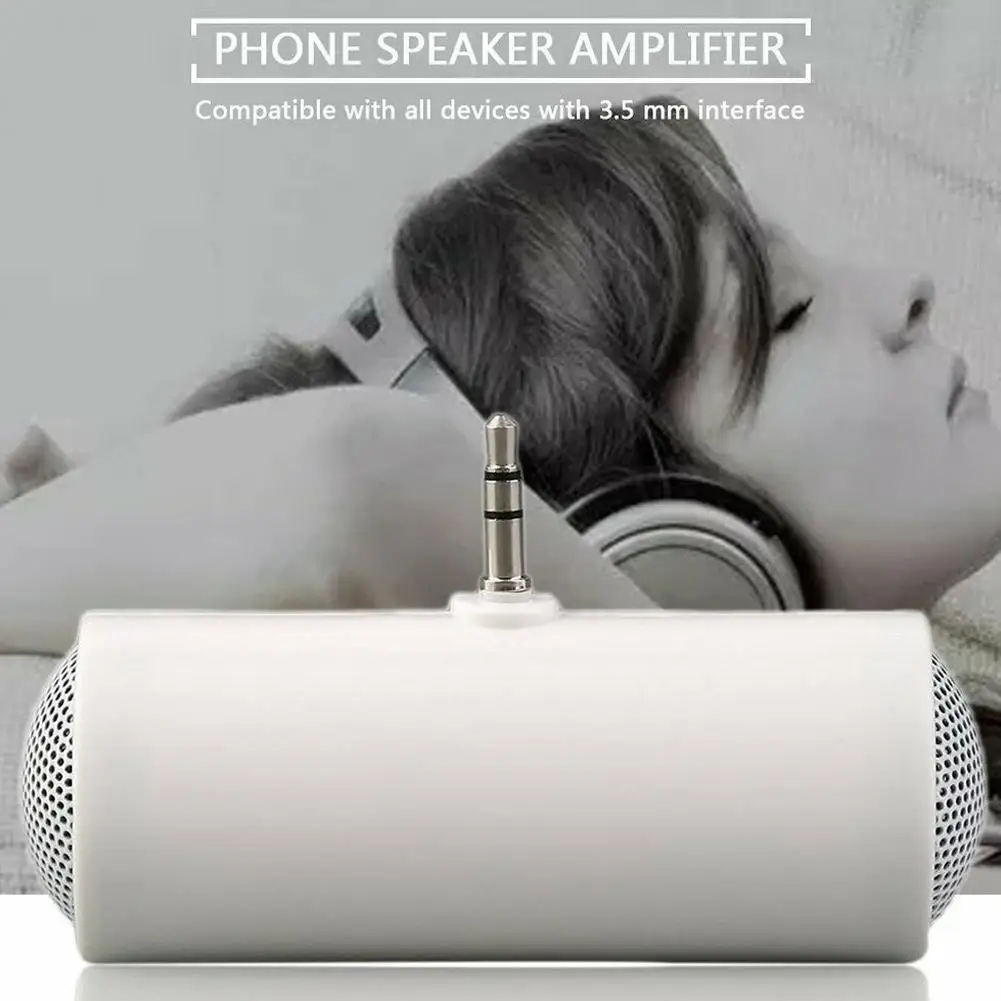 

Portable 3.5mm Mini Stereo Speaker Amplifier For MP3/MP4/Mobile phone/Tablet Portable Audio Video Connector Audio Playback