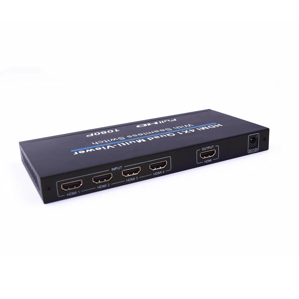 Full HD 1080P 4x1 мультипросмотр четырехъядерный HDMI совместимый ТВ видео конвертер 4