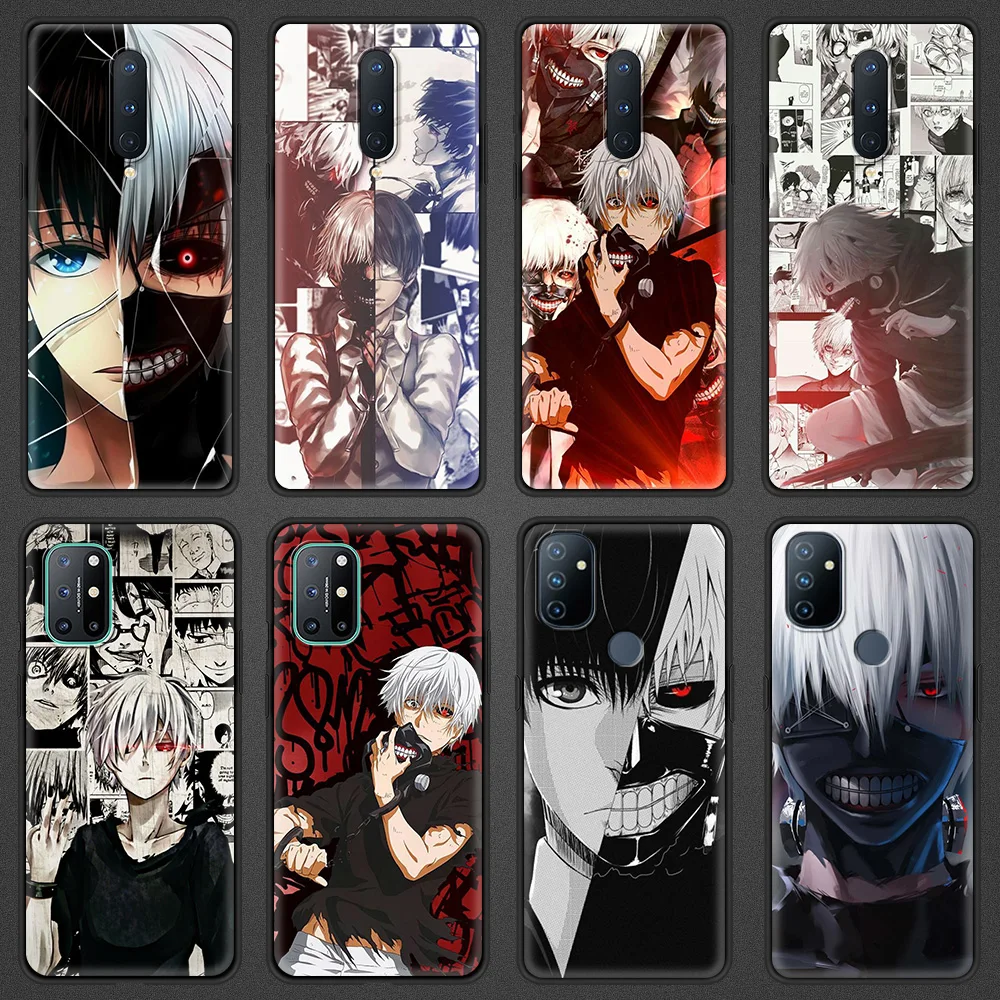 

Ken Kaneki Anime Tokyo Ghoul Phone Case For OnePlus 9 8 7 7T Pro 9RT 9R 8T Z OnePlus Nord N100 N200 N10 CE 2 5G Soft Black Cover