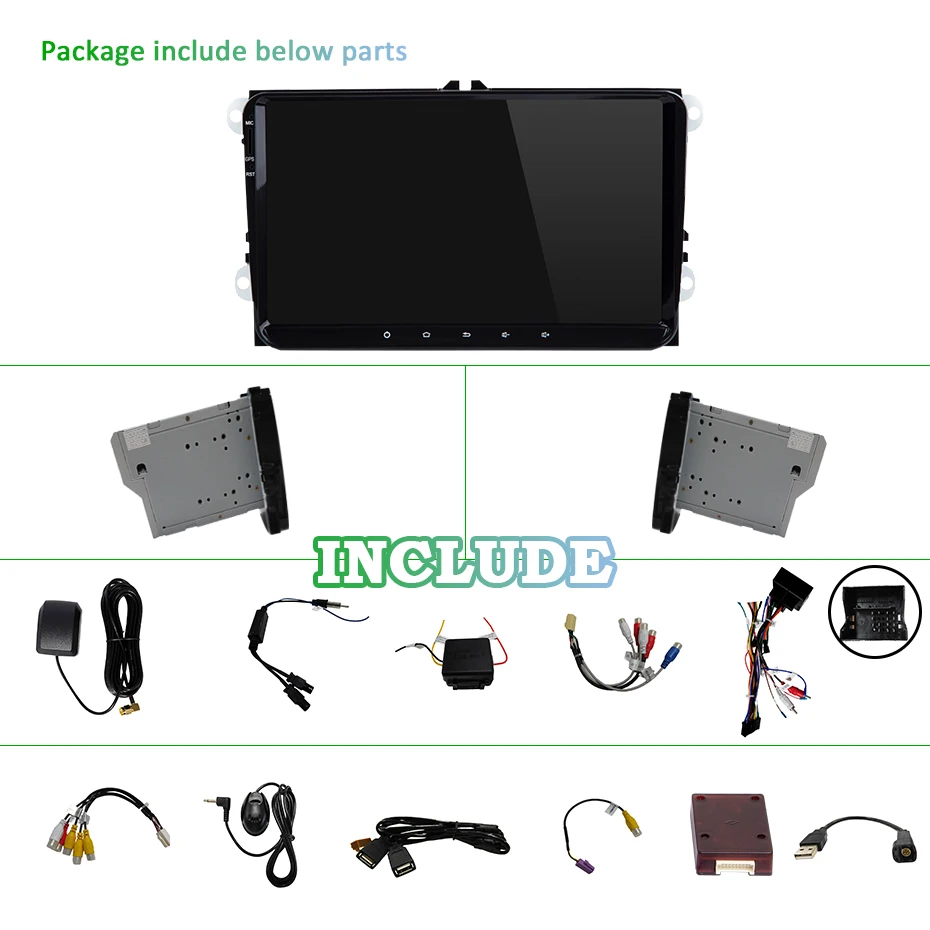 DSP ips 4G 64G для Volkswagen/VW/Passat CC B6 B7/GOLF 5 6/POLO/Skoda/Octavia/Seat/Leon 2 din android 9 автомобильный Радио gps Мультимедиа