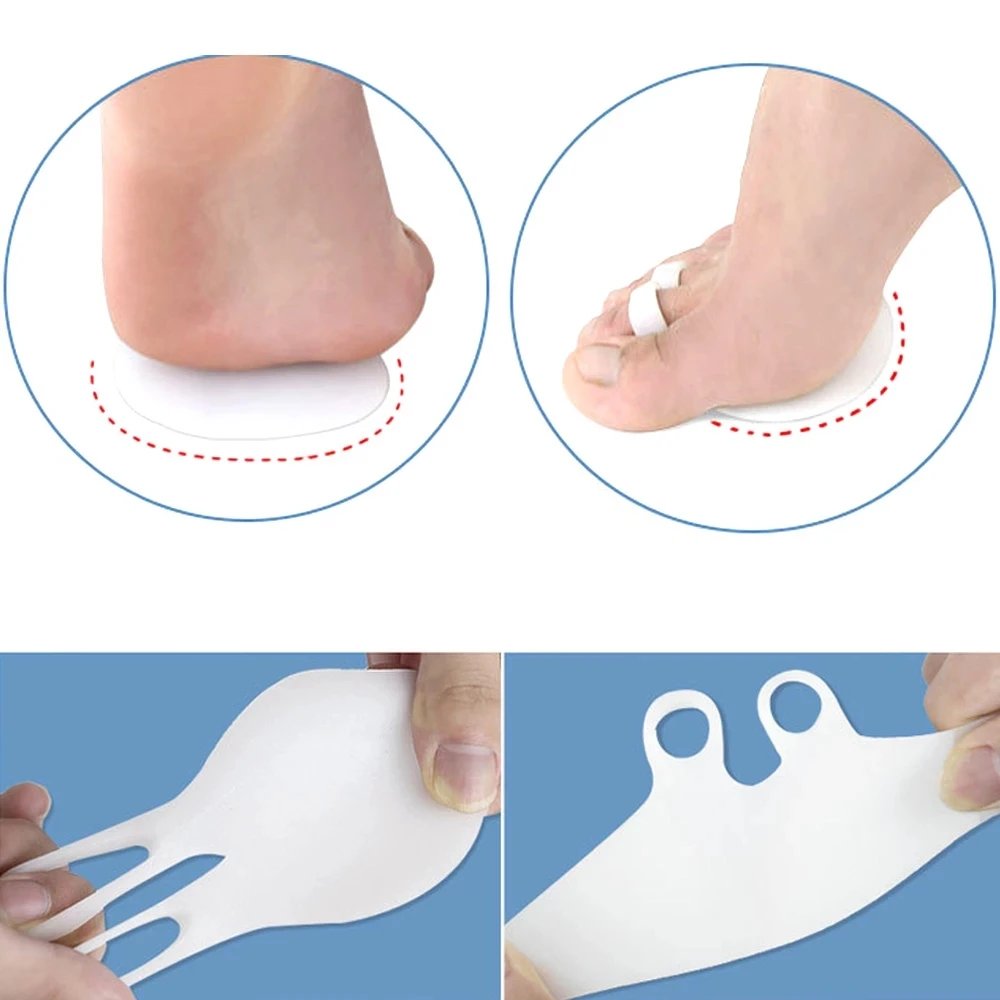 

60Pieces=30Pairs Hot Sale Forefoot Pad Anti-Wear Soft Front Cushion Toe Separator Pedicure Protector Bunion Corrector