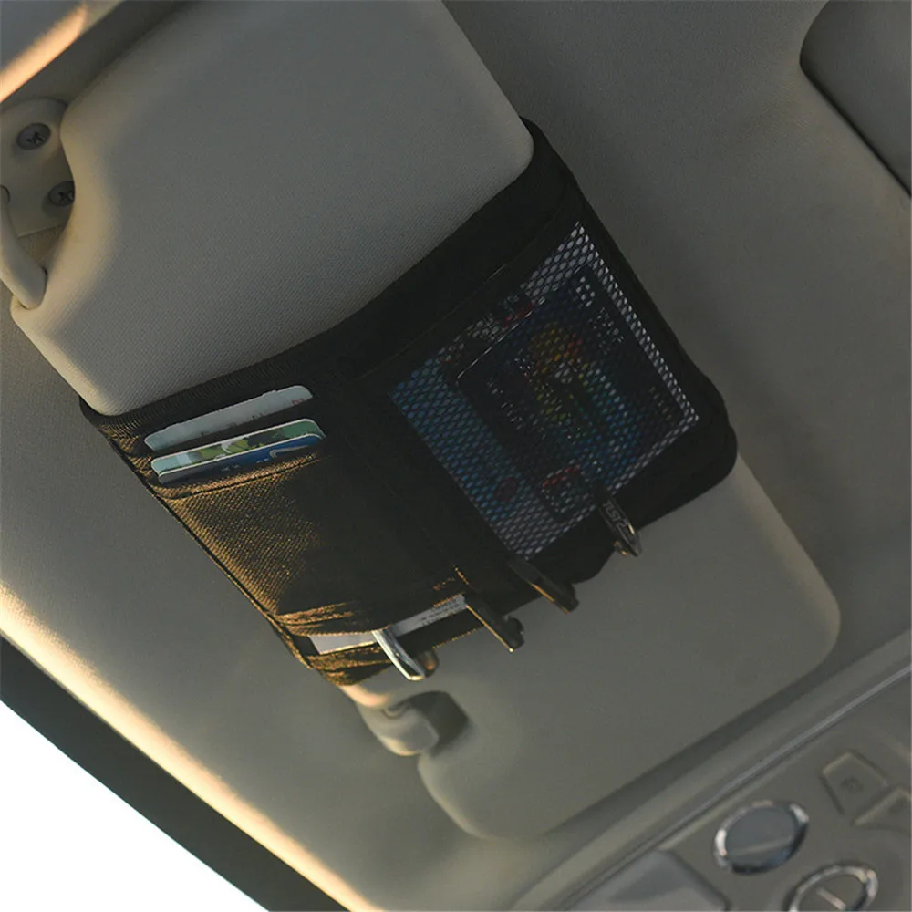 Универсальный автомобильный Органайзер с козырьком держатель чехол для карт