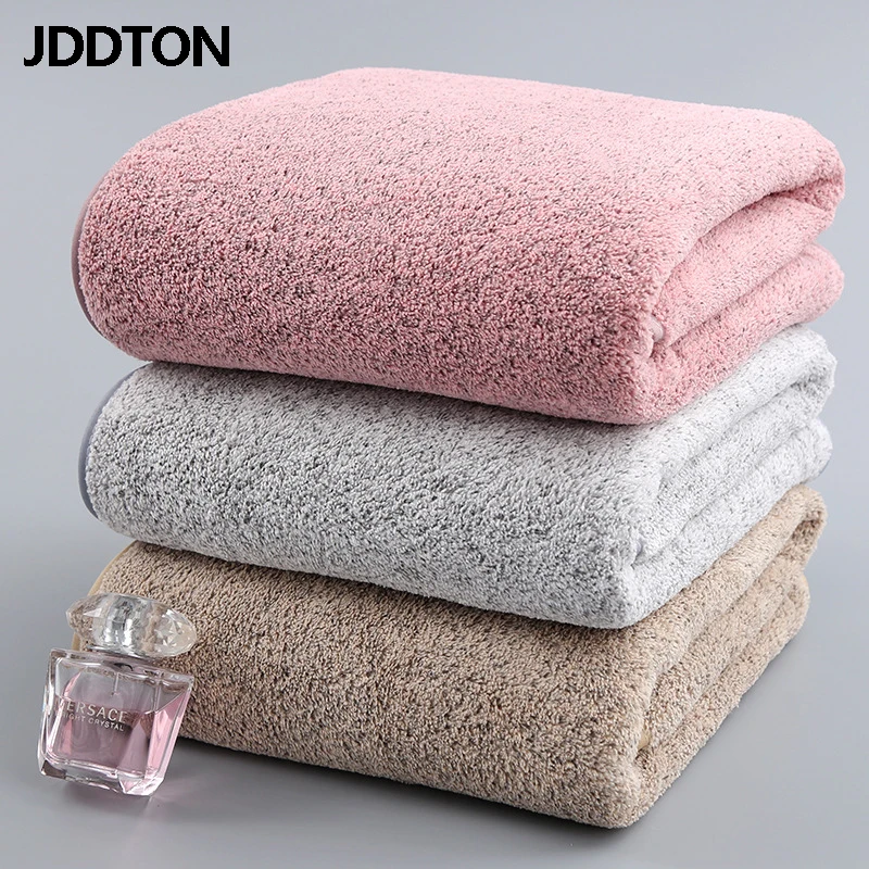 

JDDTON бамбуковое волокно древесного угля, банное полотенце, быстросохнущий, впитывающий коралловый флис, полотенце для волос, домашняя ванна...