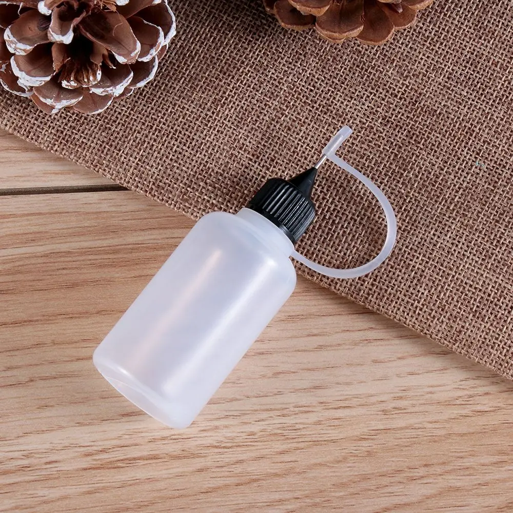 

Resuable Refillable Scrapbooking for Paper Quilling Applicator Bottle Squeezable Dropper Bottles Needle Tip Glue Bottle