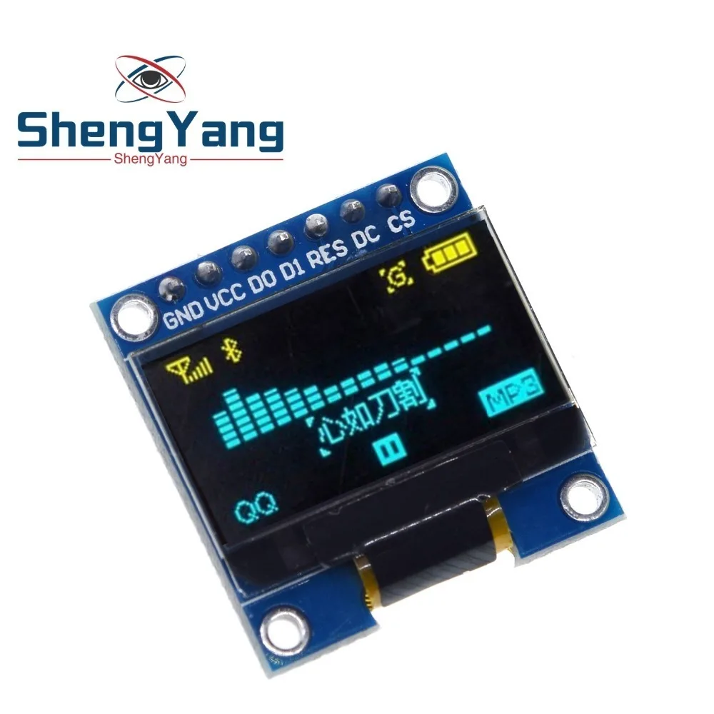 0,96 дюймовый OLED 4PIN 7PIN IIC Серийный белый дисплей модуль 128X64 IEC SSD1306 12864 плата с ЖК-экраном для Arduino