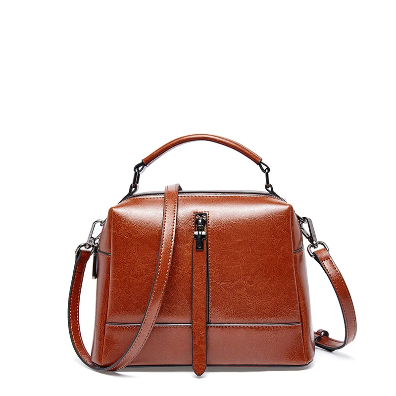 

2021 Spring and Summer New Europe Thermal Paragraph Bucket Bag Hand Bag Shoulder Crossbody Fashion Leather Handbag