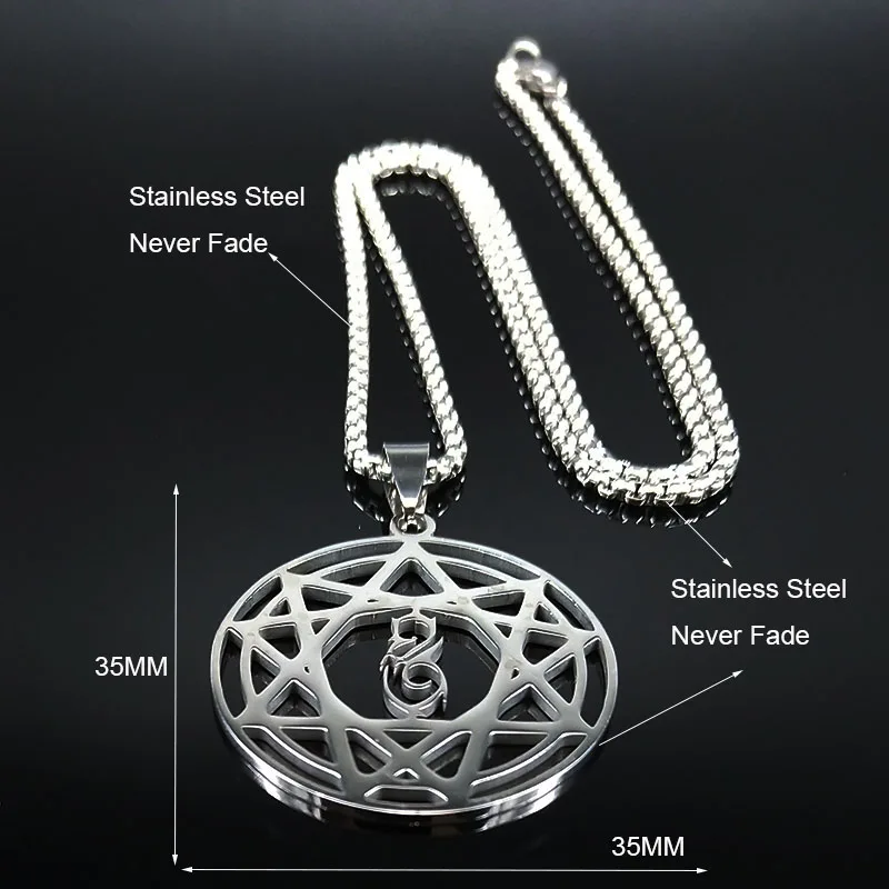 

Hot American Heavy Metal Rock Band Slipknot Logo Stainless Steel Chain Necklace Music Fans Pendant Necklace Jewelry N3030S03