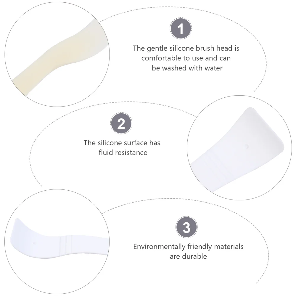 

40pcs Hair Removal Cream Spatulas PP Scrapers Surface Mask Sticks