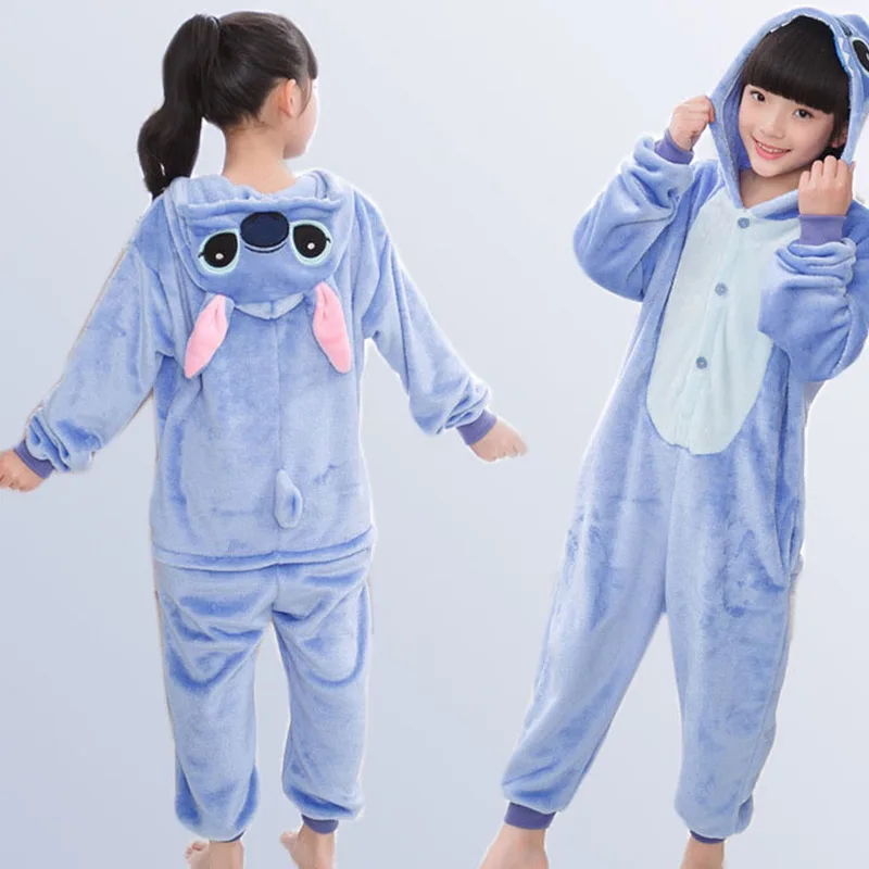 Пижамы для мальчиков и девочек пижамы с животными фланелевая милая детская