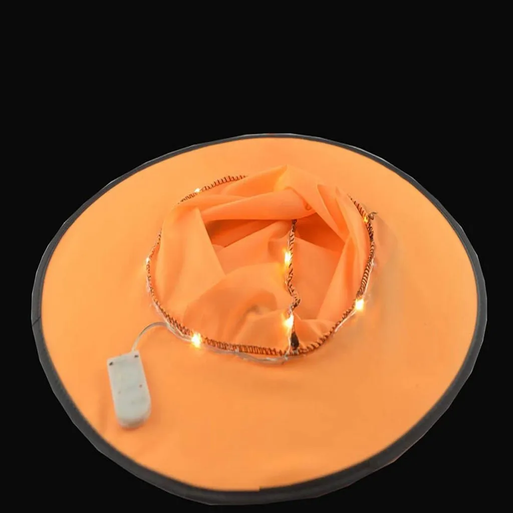 Хэллоуин украшение на шляпку уличные подвесные светильники светящаяся ведьма