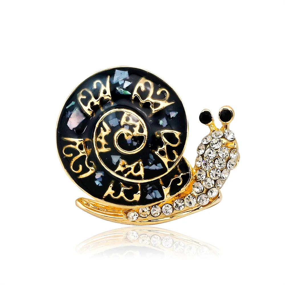 Милая брошь Hemiston в виде животного мультяшная ретро Улитка индивидуальная