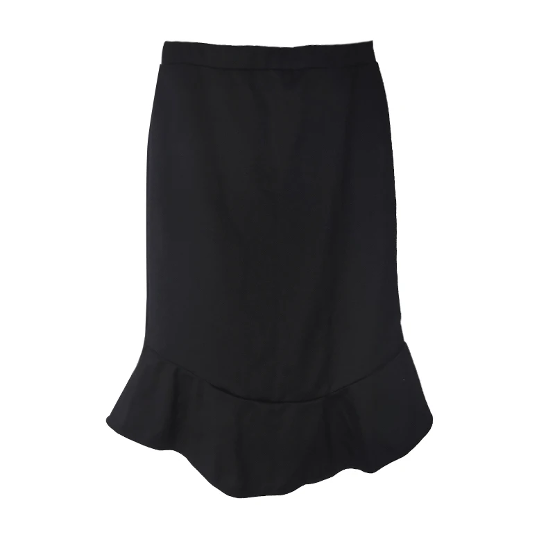 

Fashion Half-Length Skirt Solid Color Package Hip Fishtail Skirt Mid-Section Sexy High Waist Skirt New Women's Clothing