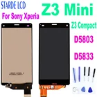 Оригинальный ЖК-дисплей 4,6 дюйма для Sony Xperia Z3 Mini Compact D5803 D5833, ЖК-дисплей с сенсорным экраном и дигитайзером в сборе