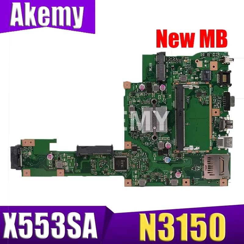

Akemy X553SA материнская плата N3150 4 ядра для ASUS A553S A553SA F553S F553SA X553S материнская плата для ноутбука X553SA материнская плата
