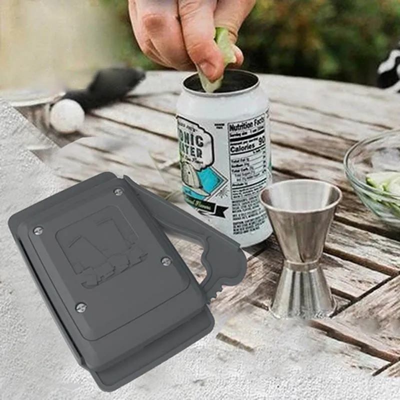 

Bar Tool Safety Easy Manual Can Opener with Locking Feature No Sharp Edge Professional Effortless Tool for Household Kitchen