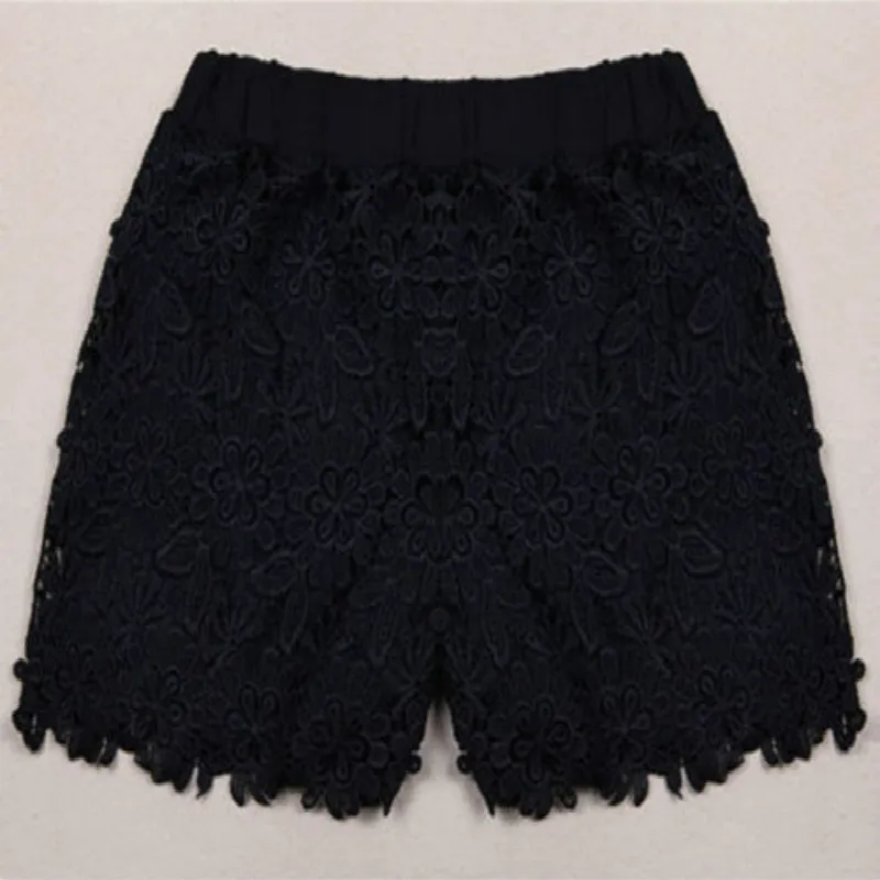 

Summer Women Casual High Waisted Short Mini Jeans Ripped Hot Shorts Fashion Wear Take Lace Shorts