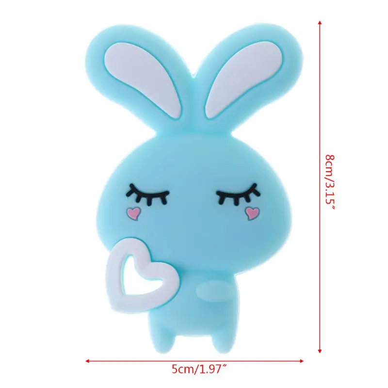 

Child Baby Pacifier Teether Soothing Boys Girls Cute Bunny Colorful Design Kids Comfort Supplies
