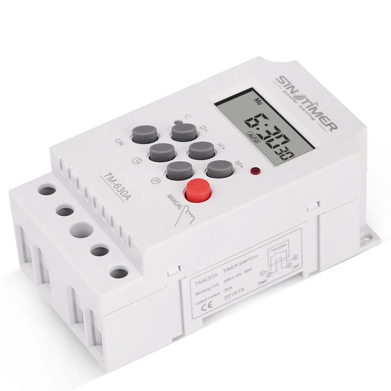 Программируемое реле времени 30 А 220 В переменного тока 7 дней|relay spst|relay logicrelay module |