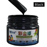 100g black water based paint varnish for ironwooden doorsfencesfurniturecabinethandcraftswallpainting free brushgloves