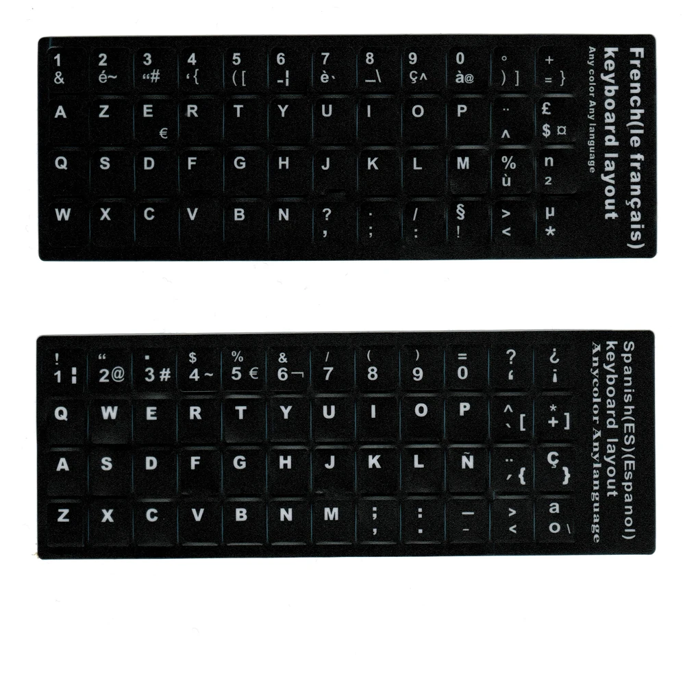 Standard Laptop Notebook Keyboard Stickers Russian French Italian Arabic Spanish German Japanese Hebrew Korean Thai Language | Компьютеры