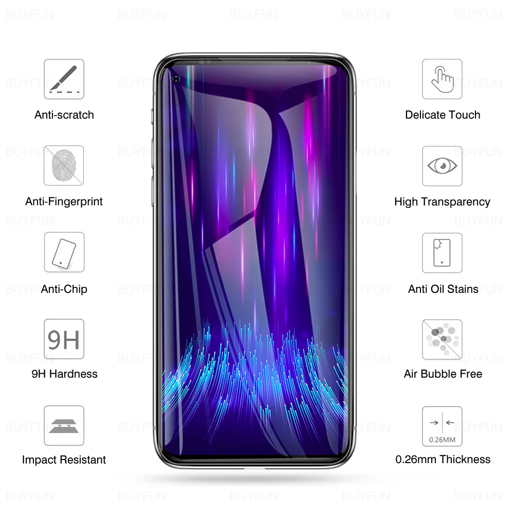 Защитное стекло для DOOGEE N20 Pro закаленное Для S97Pro S60 Lite Bl7000 HD пленка против царапин 3