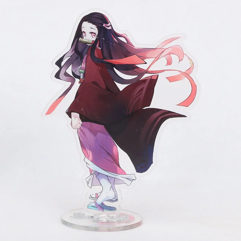 Игрушка убийца демонов: Kimetsu no Yaiba Kamado Tanjirou Nezuko фигурка на акриловой подставке