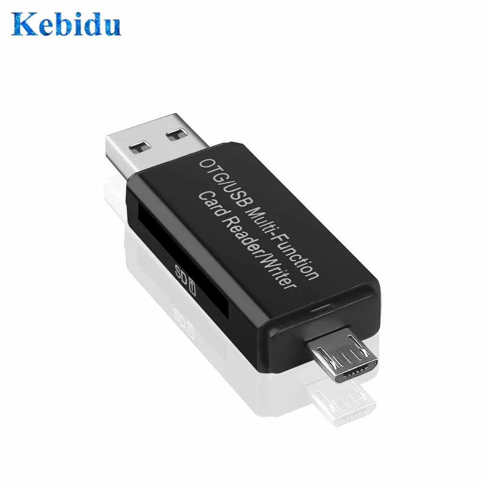 KEBIDU USB OTG кардридер Micro TF/SD телефонные удлинители адаптер Универсальный