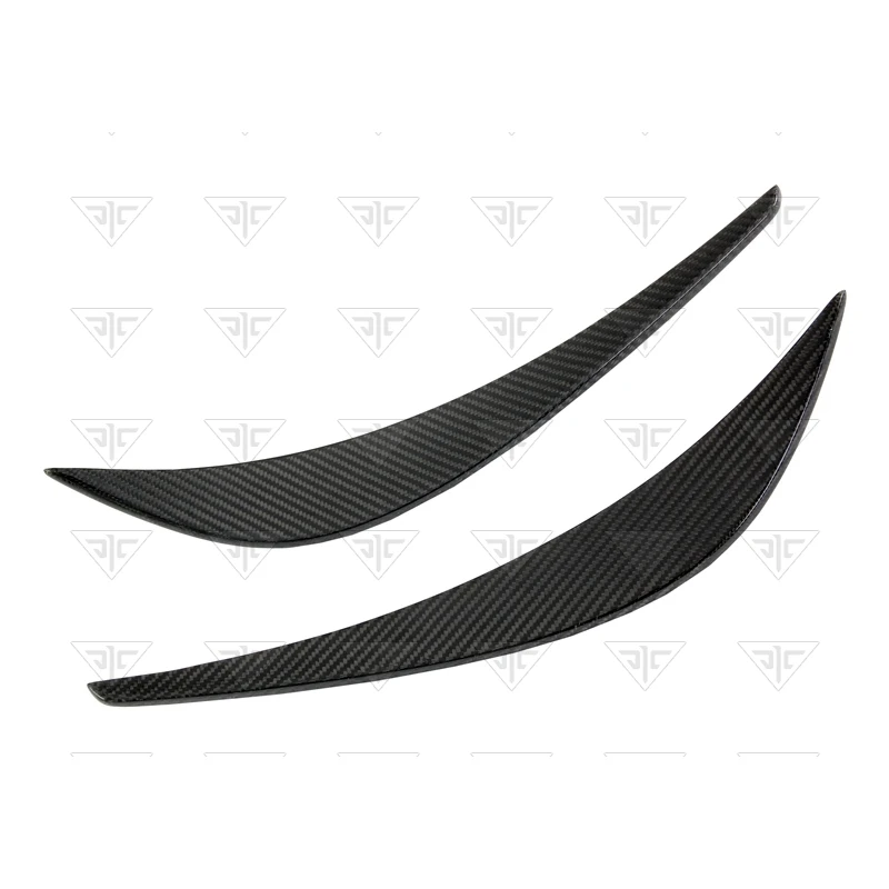Накладка на передний бампер из углеродного волокна для Audi R8 V8 V10 2008-2015 2 шт.