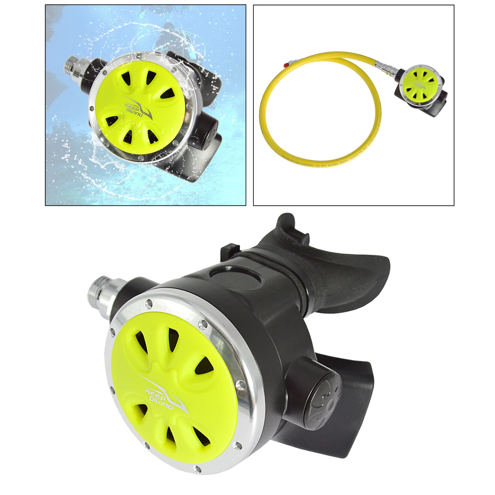 Регулятор для дайвинга Octopus желтое регулируемое оборудование Explorer | Спорт и