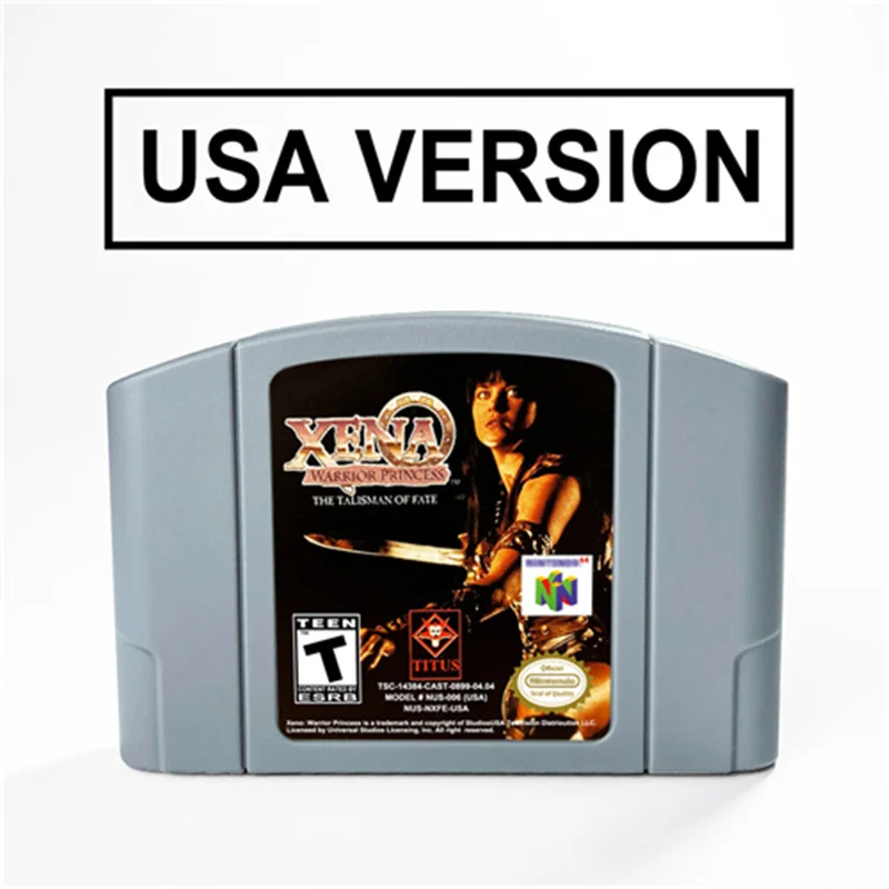 

Xena Warrior Princess The Talisman of Fate For 64 Bit Video Game Cartridge USA Version NTSC