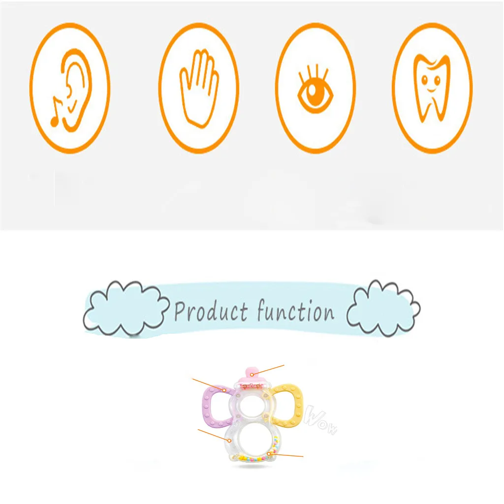 ABS морозильная камера безопасный чувствительный Прорезыватель игрушка для детей