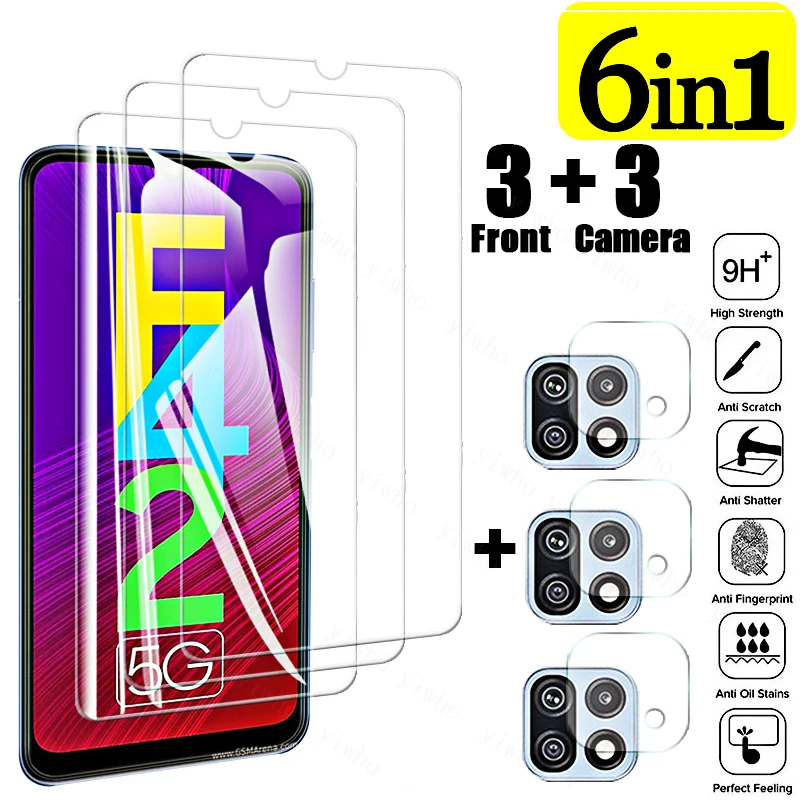 

Screen Protectors for Samsung F42 5G Tempered Glass F22 F52 F12 for Samsung A03s A52s A72 A52 A32 A12 5G Camera Protective Film