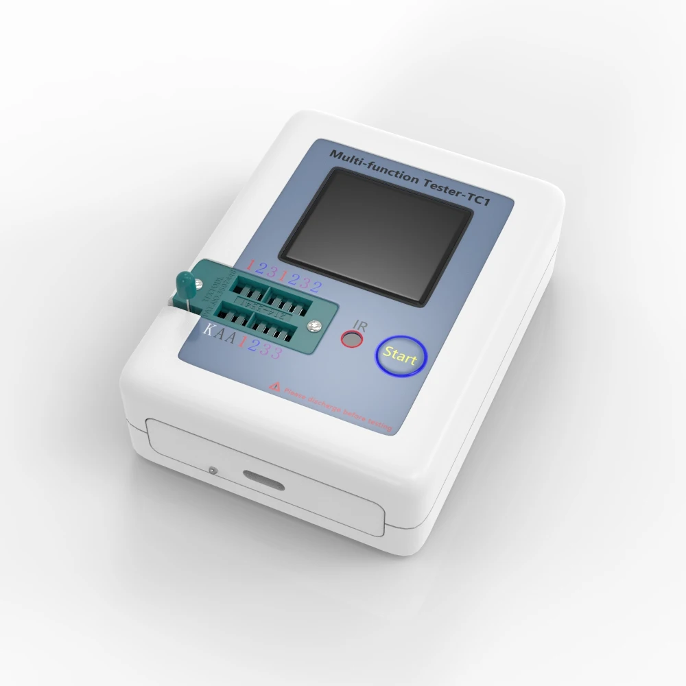 ТРАНЗИСТОР тест er тест TFT TC-1 Диод Триод измеритель емкости LCR ESR метр NPN PNP MOSFET IR Многофункциональный тест er мультиметр
