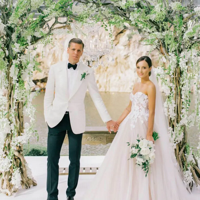 

Tailored Suits Pants for Men's Classic Wedding Suits Costume Mariage Homme Groom Tuxedos Slim Terno Masculino 2Piece Man Blazer