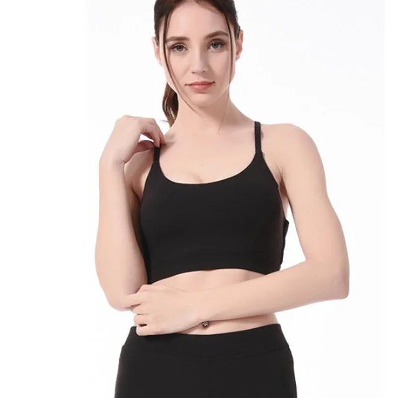 Женский спортивный бюстгальтер для йоги Спортивная майка фитнеса без косточек