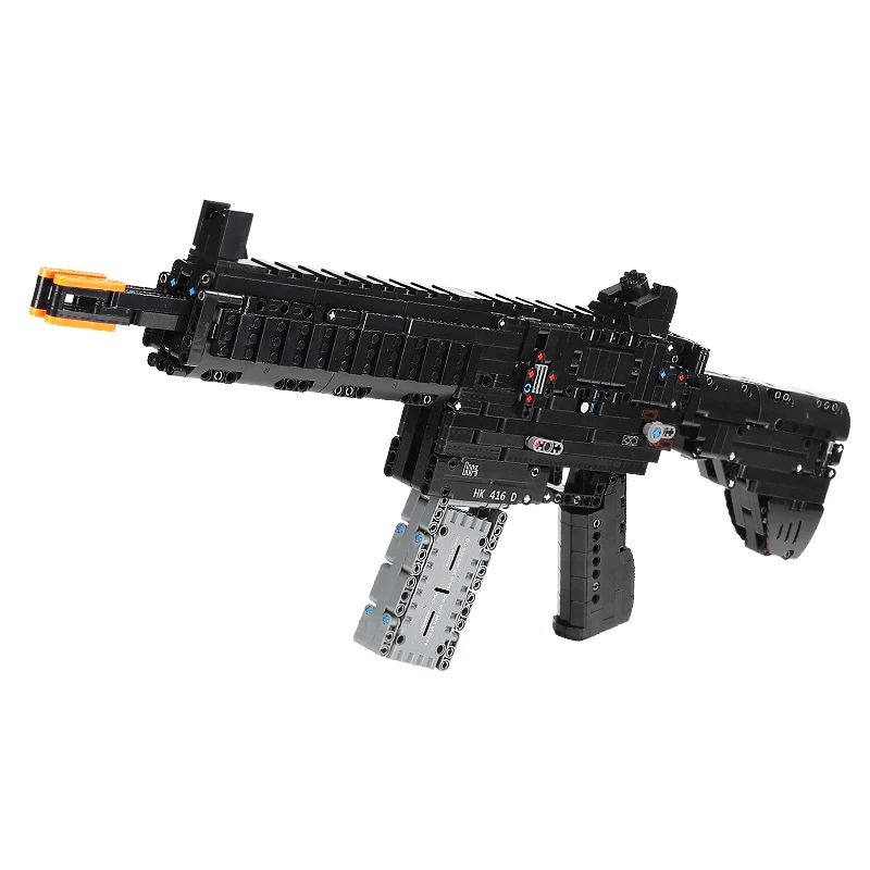 

1178pcs HK416D Assault Rifle GUN Can Fire Fit Military Army Weapon Building Blocks Brick Toys Boys Gift