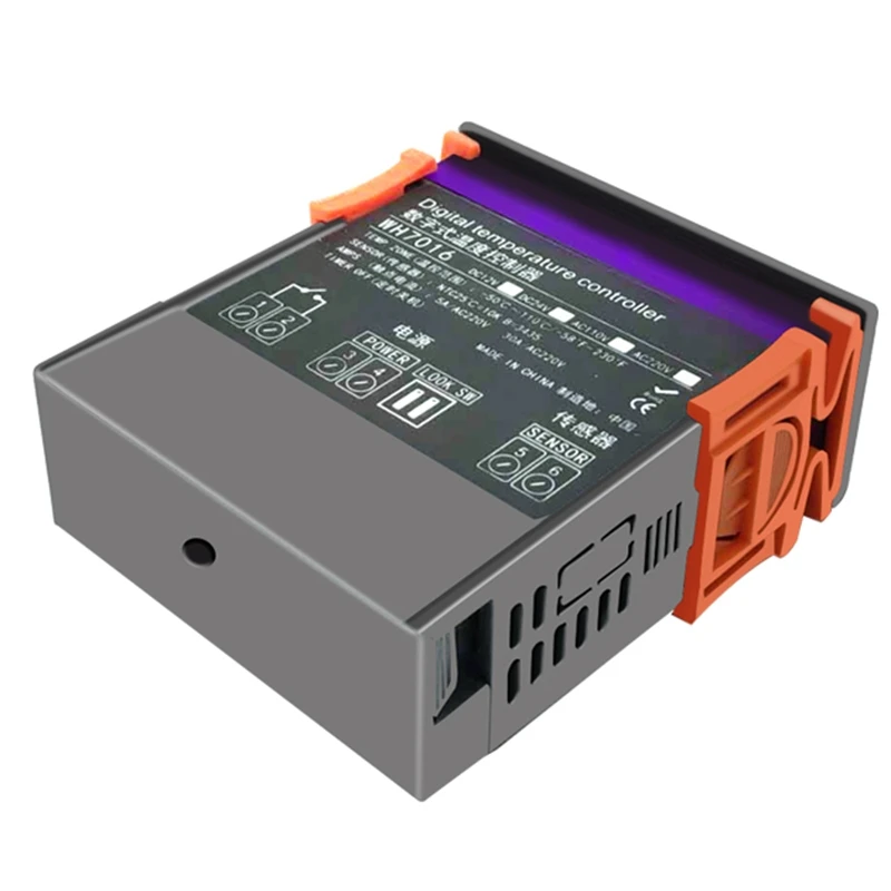 

7016A Digital Temperature Thermostat Regulator Controller -50-110 Celsius Heating Cooling Control NTC Sensor