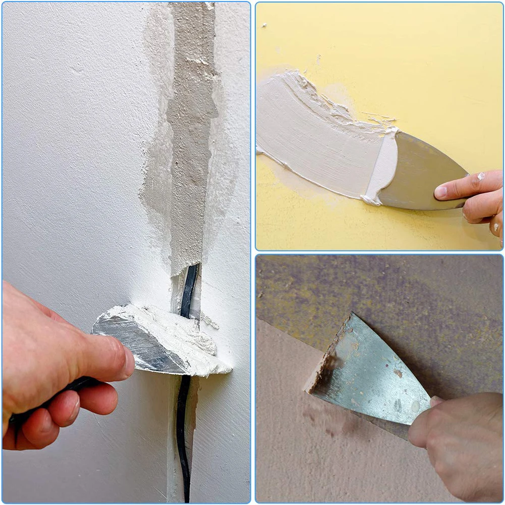 

Hot selling stainless steel putty knife Drywall Scrapers for Home Construction Tools Multi-Specification Paint Trowel Hand Tool