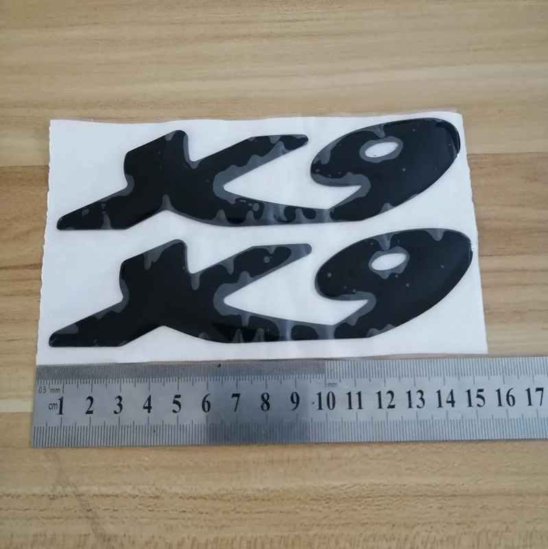 Наклейки с эмблемами 3D светоотражающие мотоциклетные логотипы для PIAGGIO X9 черного