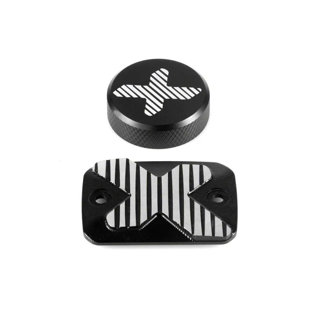 

Motorcycle Fluid Reservoir Cap Cover Front and Rear For Ducati Scrambler 800