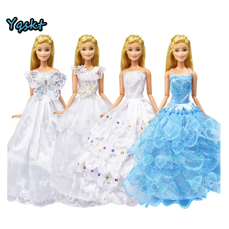 Женское (4 платья + 6 ожерелий) свадебное платье модное принцессы различные стили