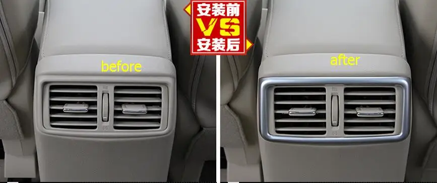 Lapetus Car Styling Rear Armrest Box Air Conditioning Outlet Vent Cover Trim ABS Fit For Nissan Rogue / X-Trail 2014 - 2020 | Автомобили и