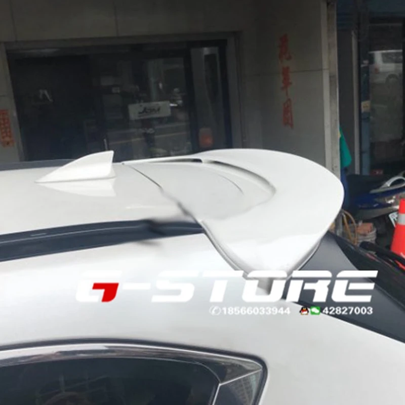 Авто стиль ABS пластик Неокрашенный праймер цвет задний багажник загрузки крыло