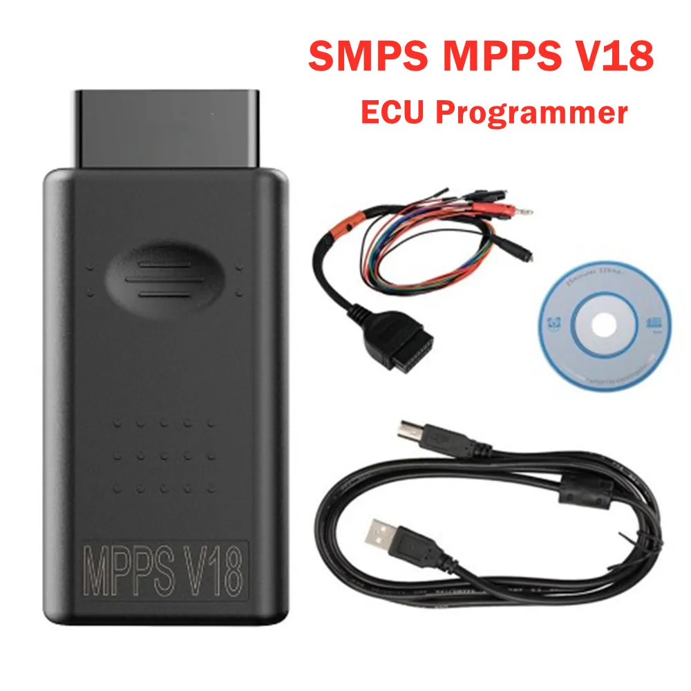 

Диагностический инструмент OBD2 SMPS MPPS V18 MAIN + TRICORE + MULTIBOOT с кабелем для разблокировки