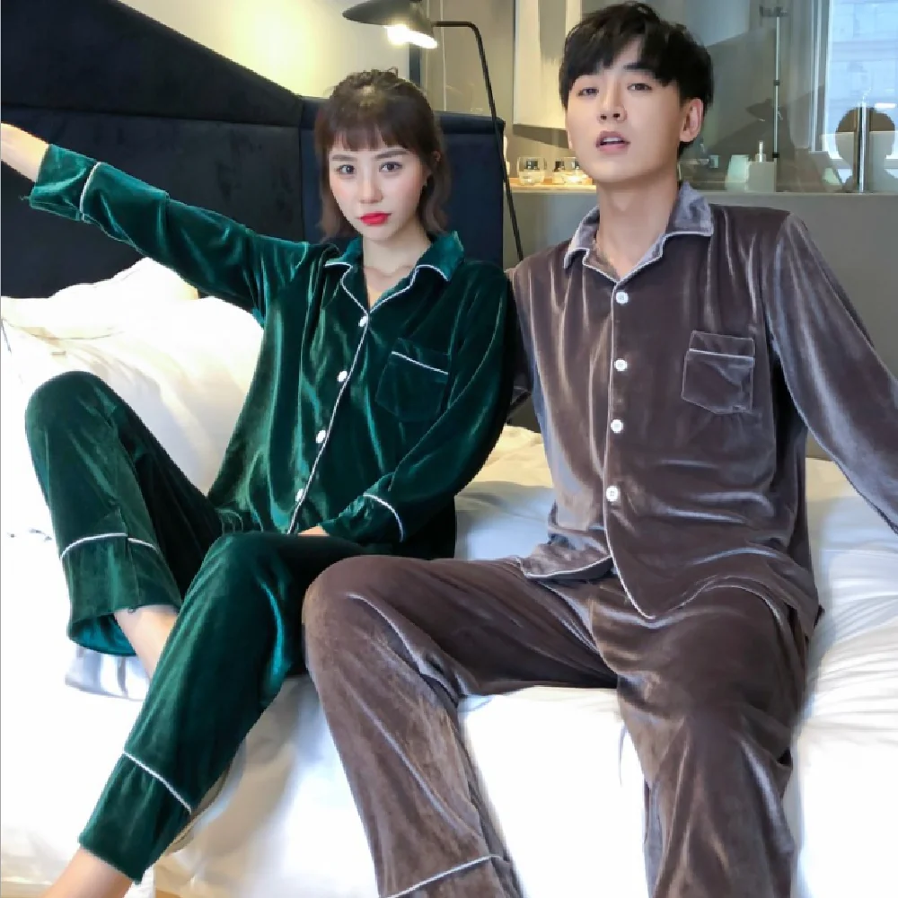 

Winter Women Warm Casual Nightdress Sleepwear Pijama Mujer Flannel full-sleeve Pajamas Set Ladies Homewear Pyjamas Women Clothes