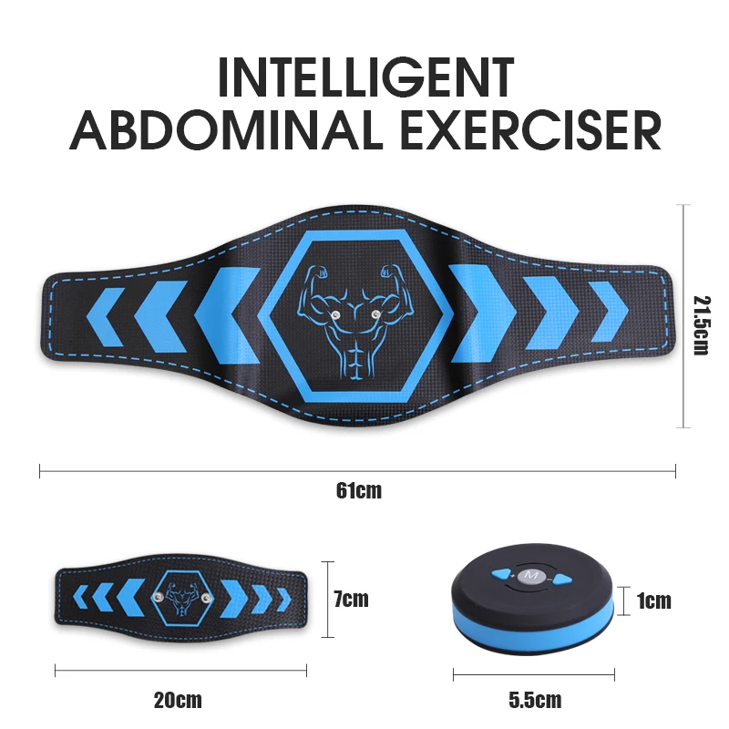 

Smart Fitness Body Wireless Abdominal Muscle Trainer Lose Weight Slimming Health Care Abdominal Electric Weight Loss Belt Unisex